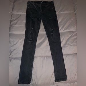 Black Ripped Skinny Jeans